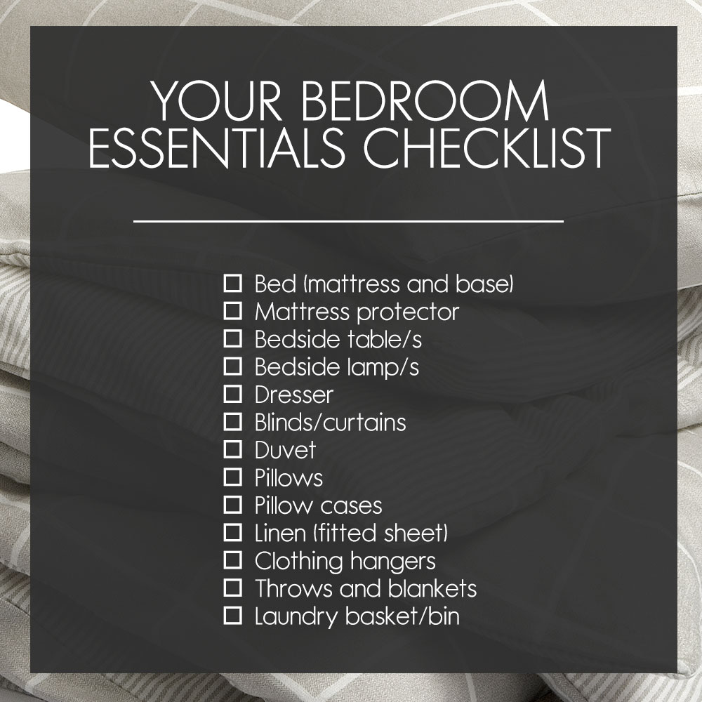 Bedroom Essentials Checklist Images About Guest Bedroom