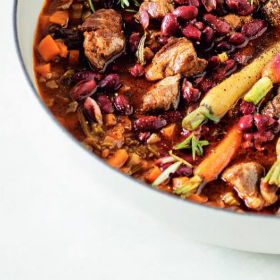 Lamb cassoulet with haricot beans