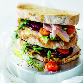 The ultimate triple-decker gammon sandwich