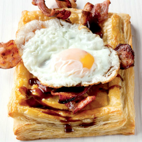 Sunny-side-up breakfast-tart special