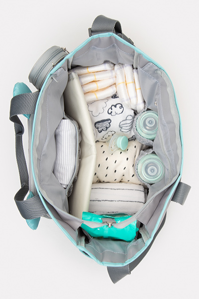 Elkie & Co. I Washable Diaper Bags + Vegan Leather Changing Mat