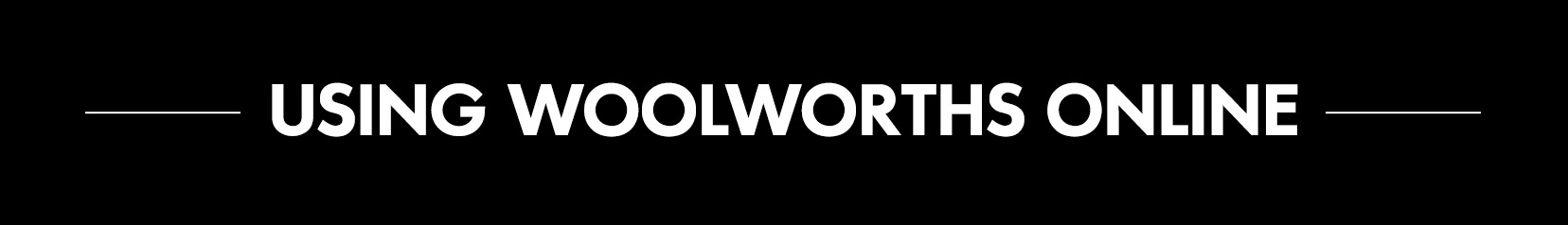 woolworths online clothing