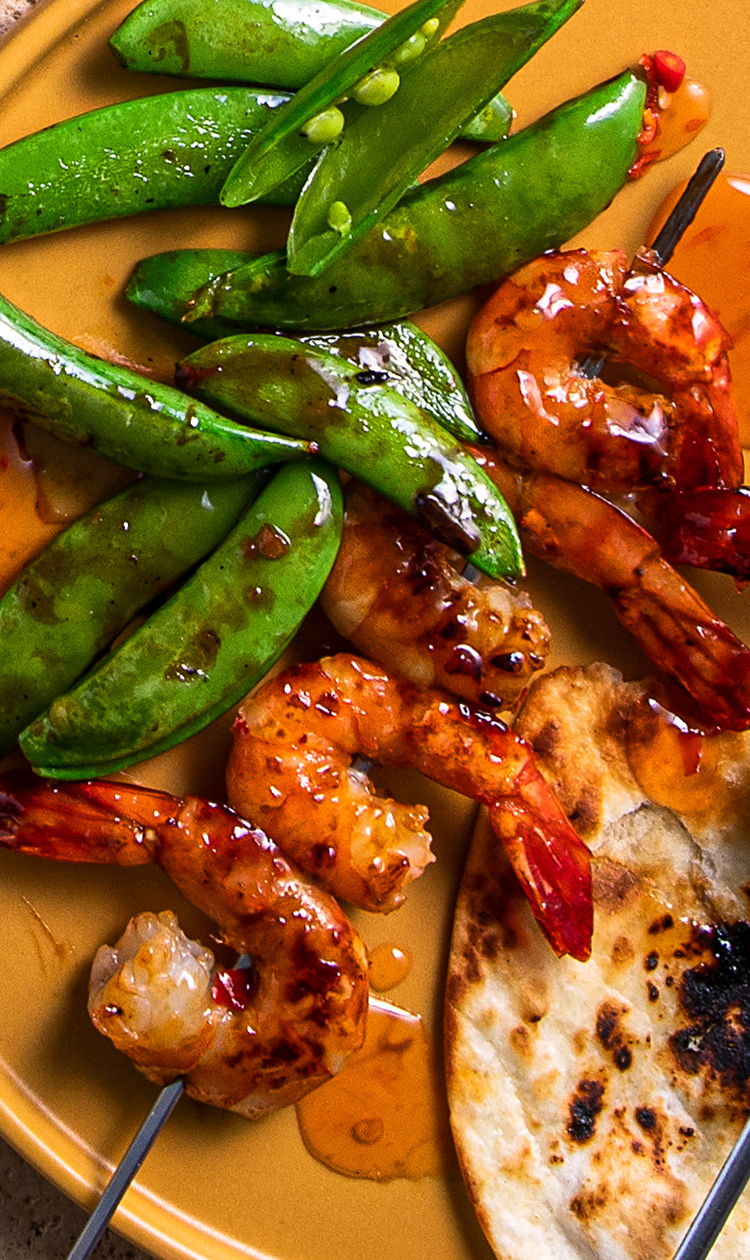 Try these tasty organic prawn skewers Woolworths.co.za