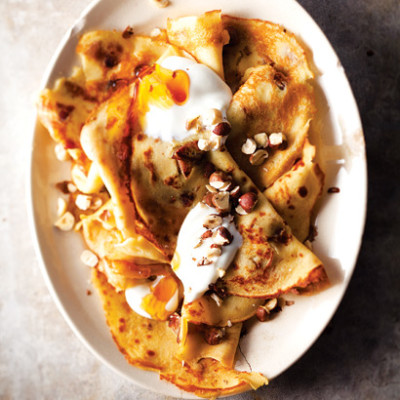Gluten-Free Pancakes With Fresh Dates