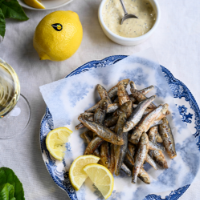 LemonGold Whitebait with Aioli