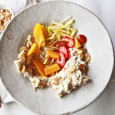 Bircher muesli breakfast bowls