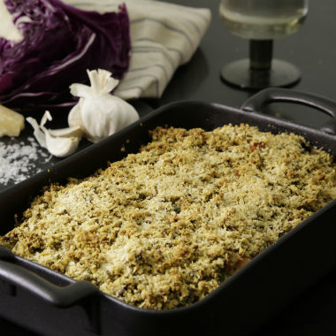 Layered vegetable bake