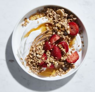 Peanut Butter & Strawberry Booster Bowl