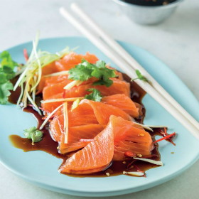 Soya, garlic and ginger salmon sashimi | Woolworths.co.za
