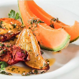 Roasted Sweet Potato With Spanspek Chimichurri Woolworths co za roasted-sweet-potato-with-spanspek-chimichurri-woolworths-co-za