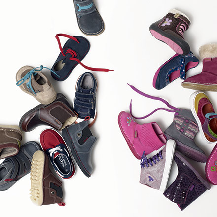 Buying shoes for little feet