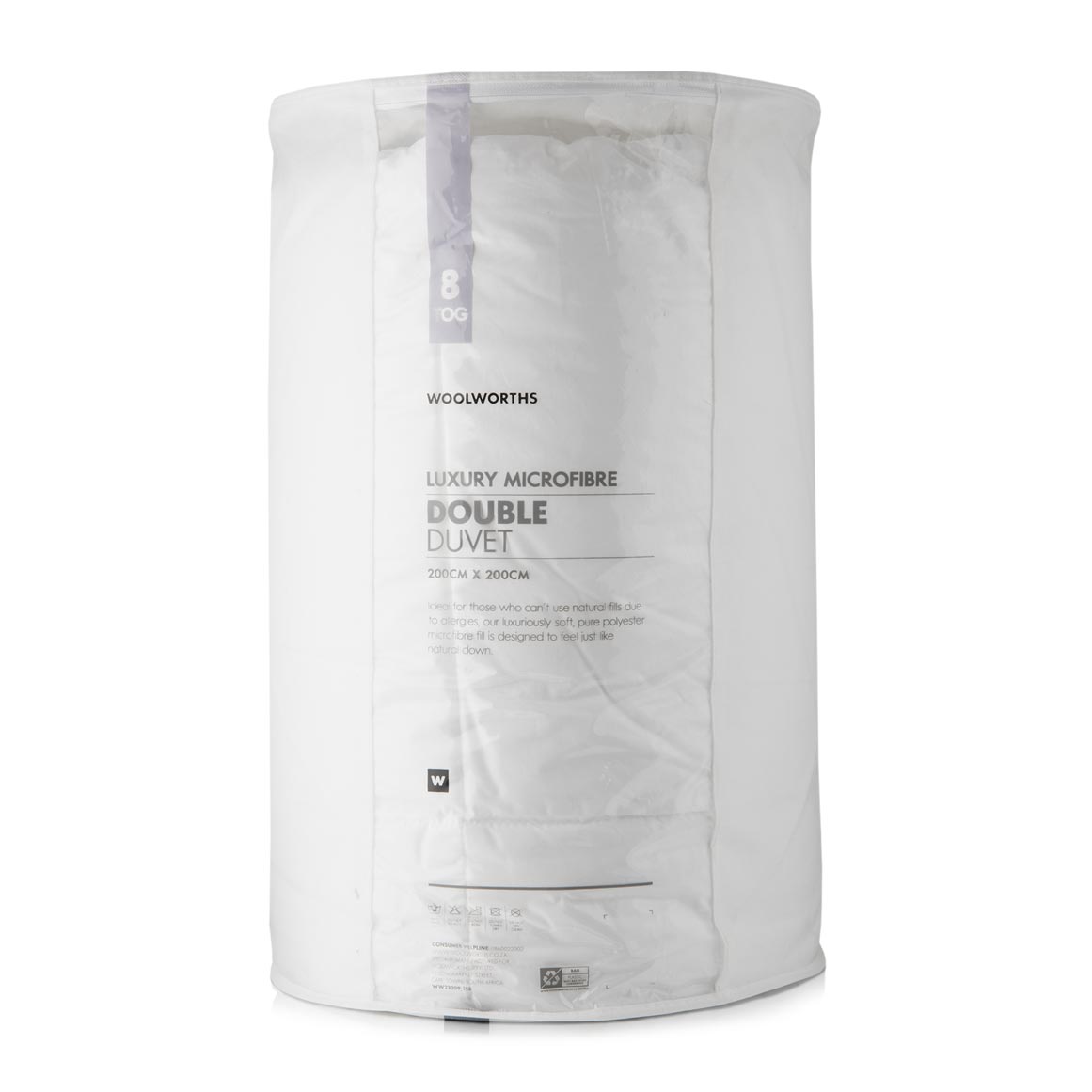 Luxury Microfibre 8 Tog Duvet Woolworths Co Za