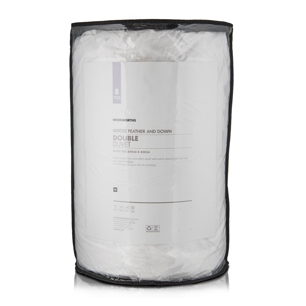 Goose Feather And Down 8 Tog Duvet Woolworths Co Za