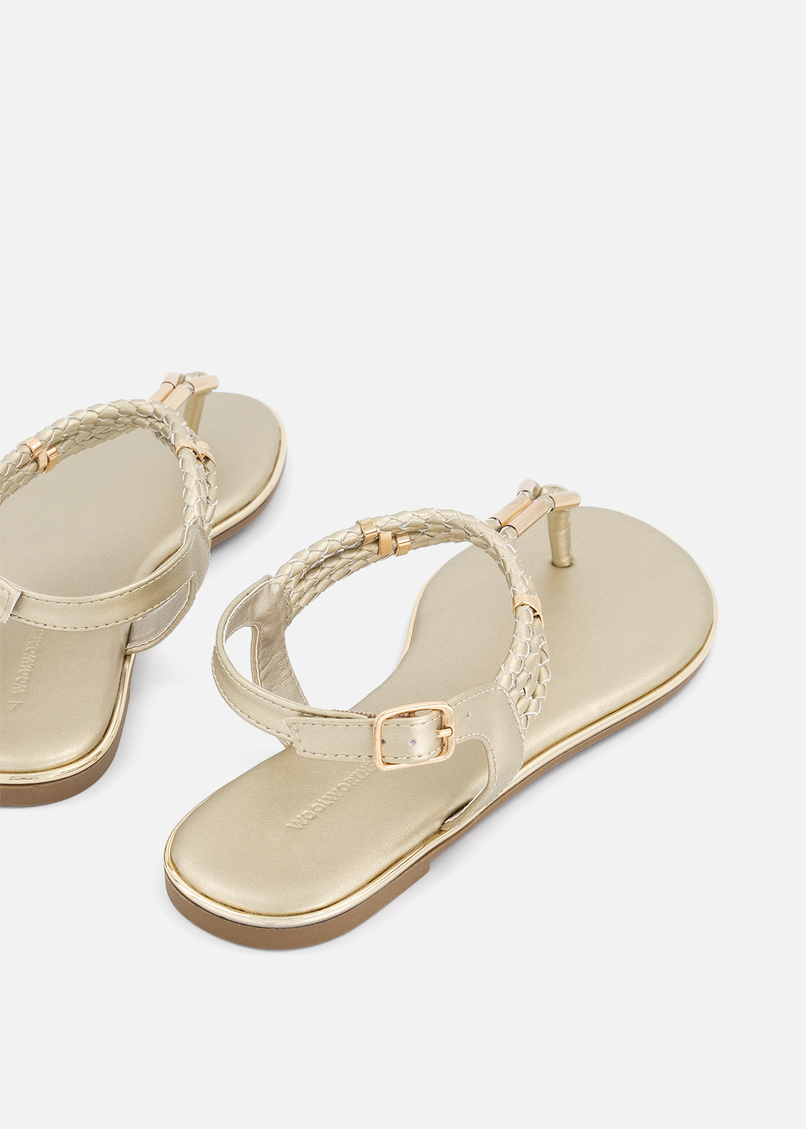 Strappy Metal Trim Sandals | Woolworths.co.za