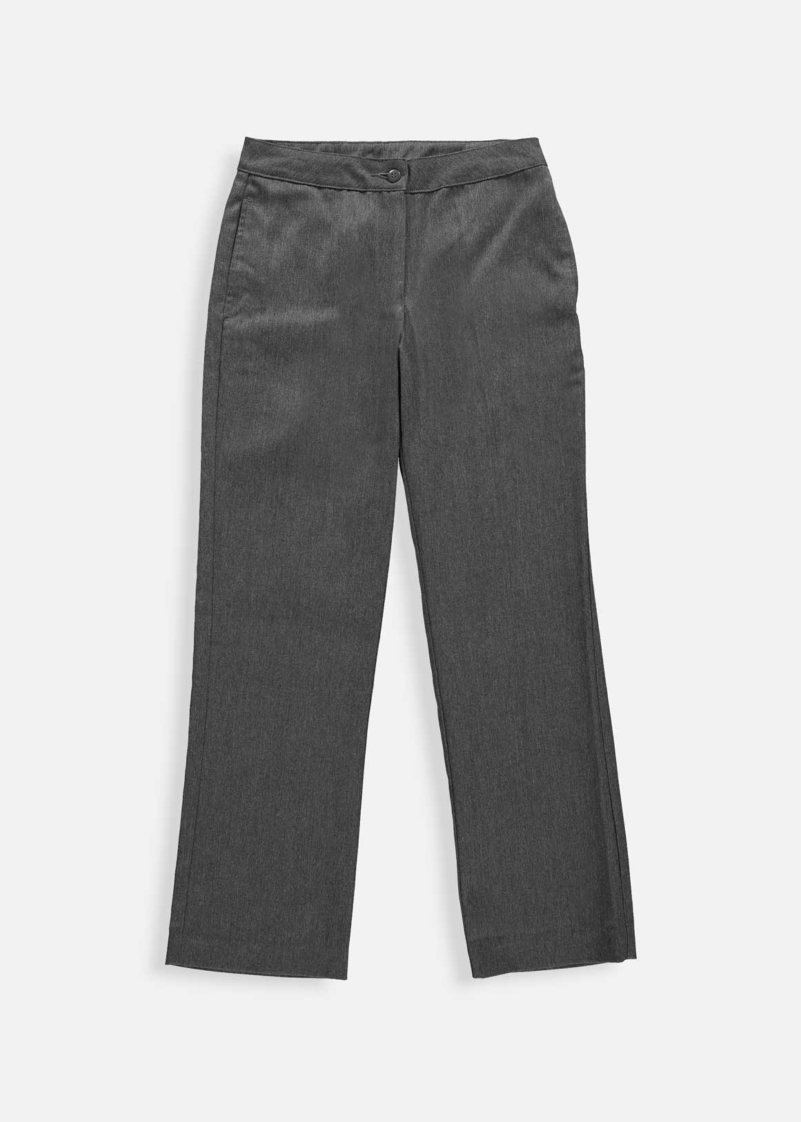 Easy Care Girls Regular Fit Grey School Trousers | Woolworths.co.za