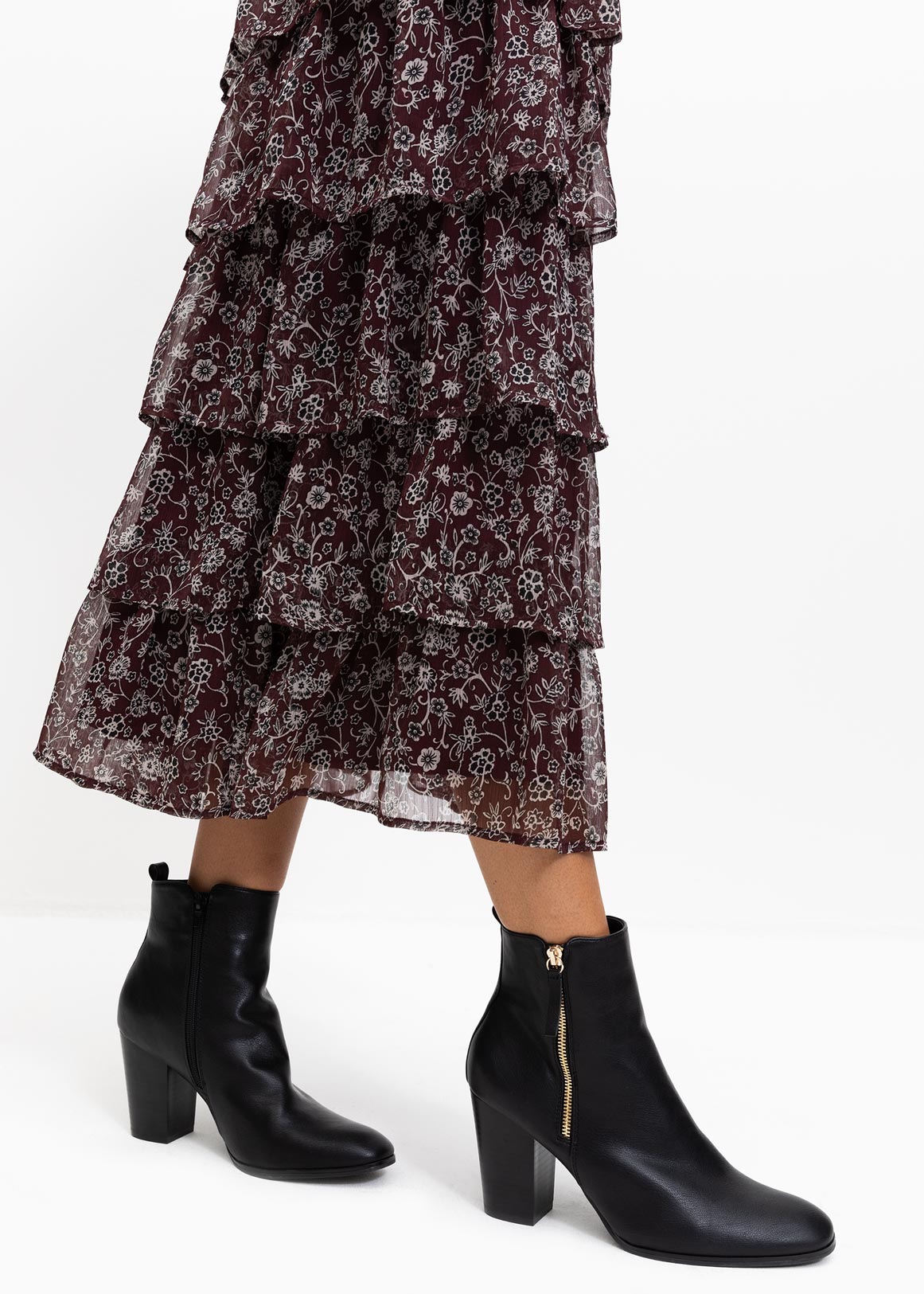 Print Tiered Chiffon Maxi Skirt | Woolworths.co.za