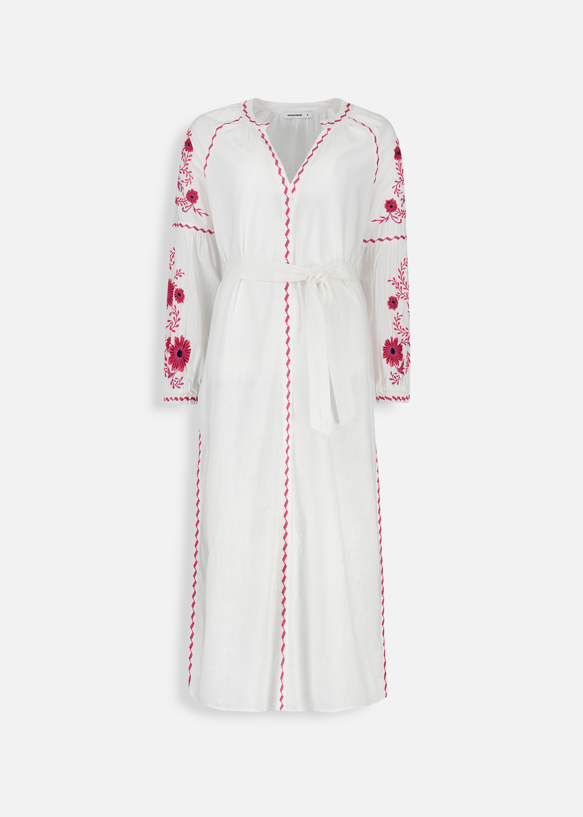 Belted Embroidery Split Mandarin Maxi Dress | Woolworths.co.za Belted Embroidery Split Mandarin Maxi Dress | Woolworths.co.za