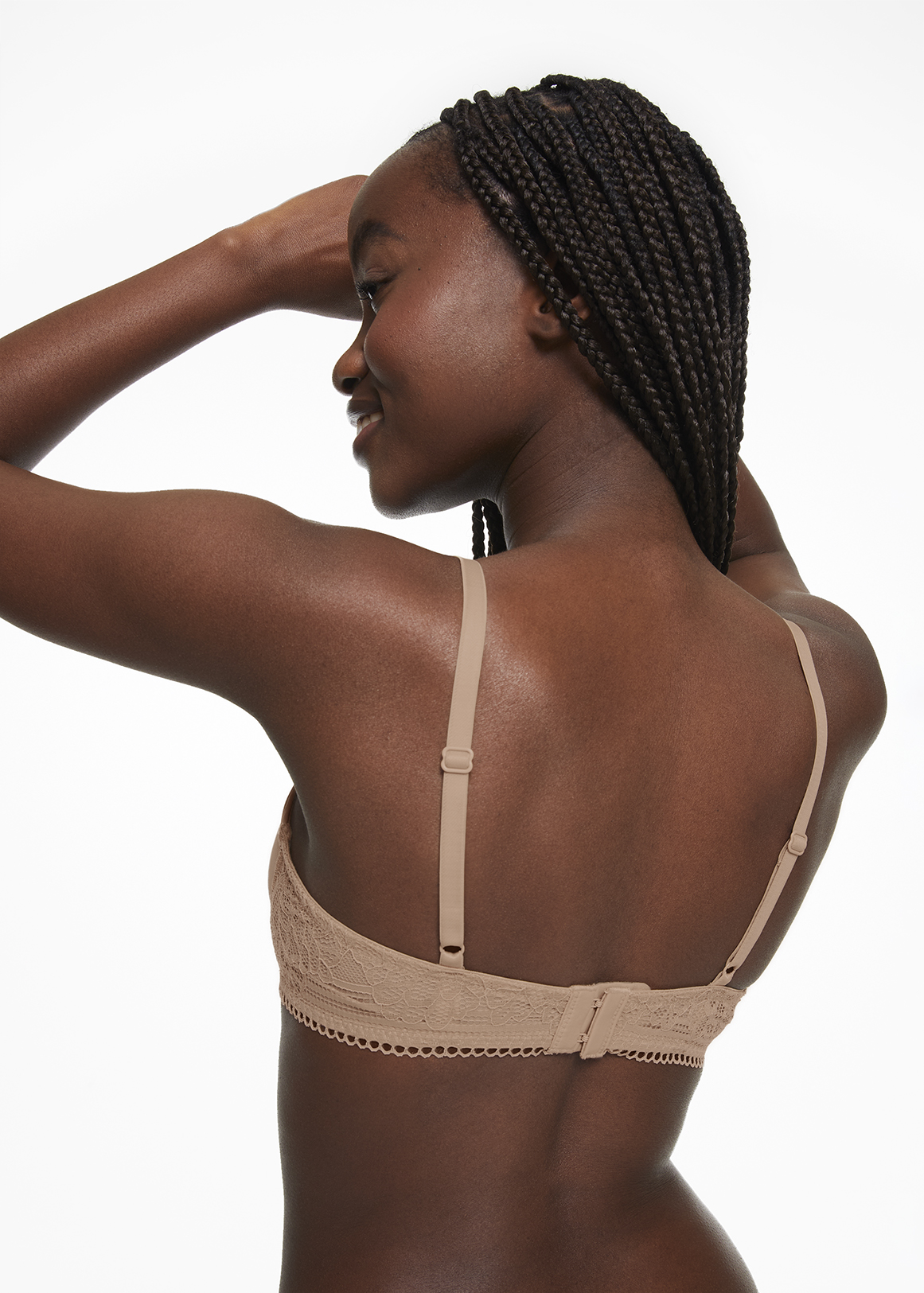 Non Padded Underwire Lace Inset Balconette Bra A-D | Woolworths.co.za
