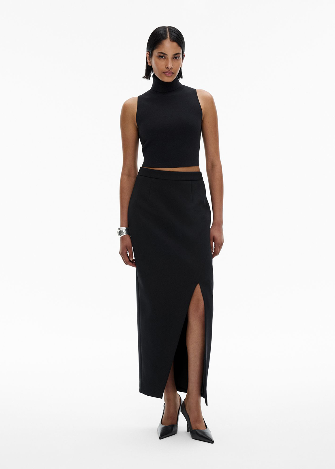 Crop High Neck Knit | Woolworths.co.za