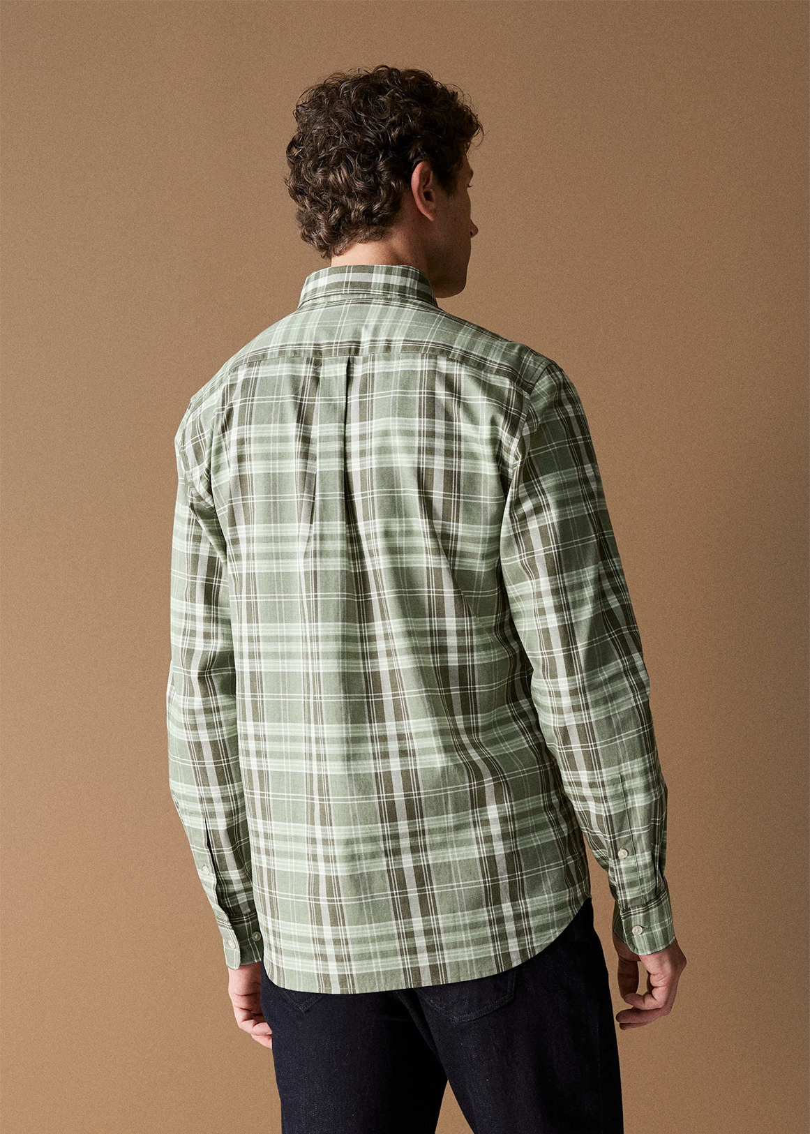 Regular Fit Supima Cotton Tonal Check Shirt | Woolworths.co.za