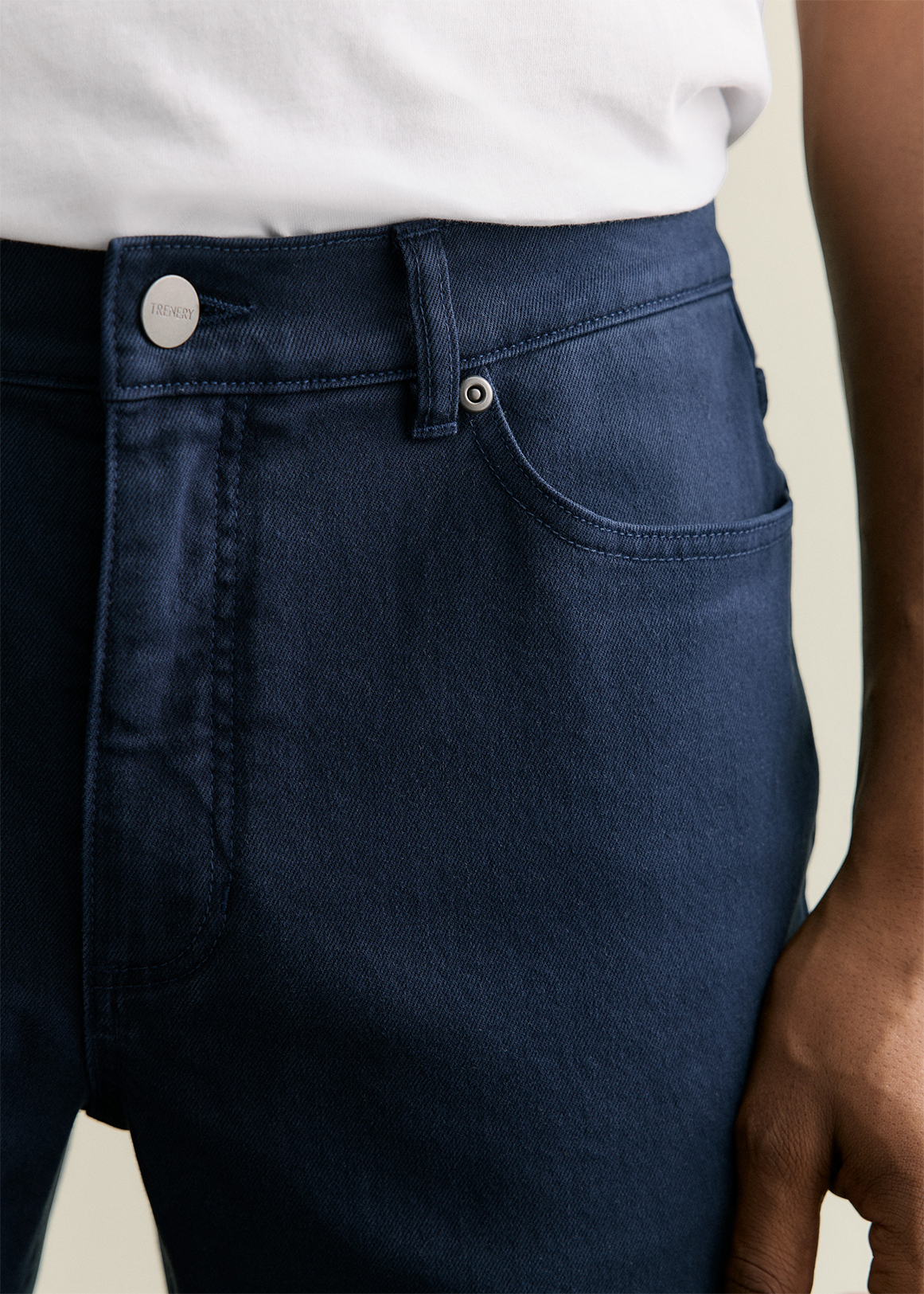 Garment Dyed Cotton Five Pocket Pant | Woolworths.co.za