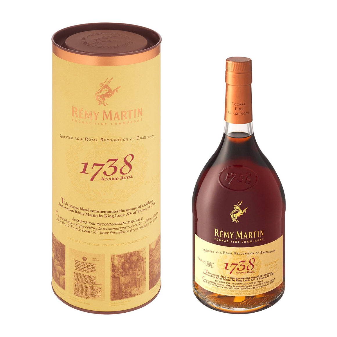 Rémy Martin 1738 Accord Royal Cognac 750 ml | Woolworths.co.za