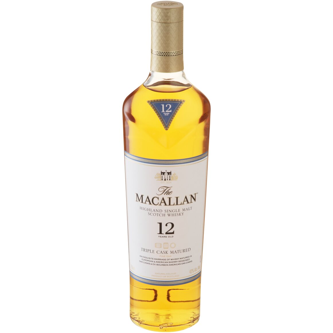 The Macallan Triple Cask Matured 12 Year Old Single Malt Scotch