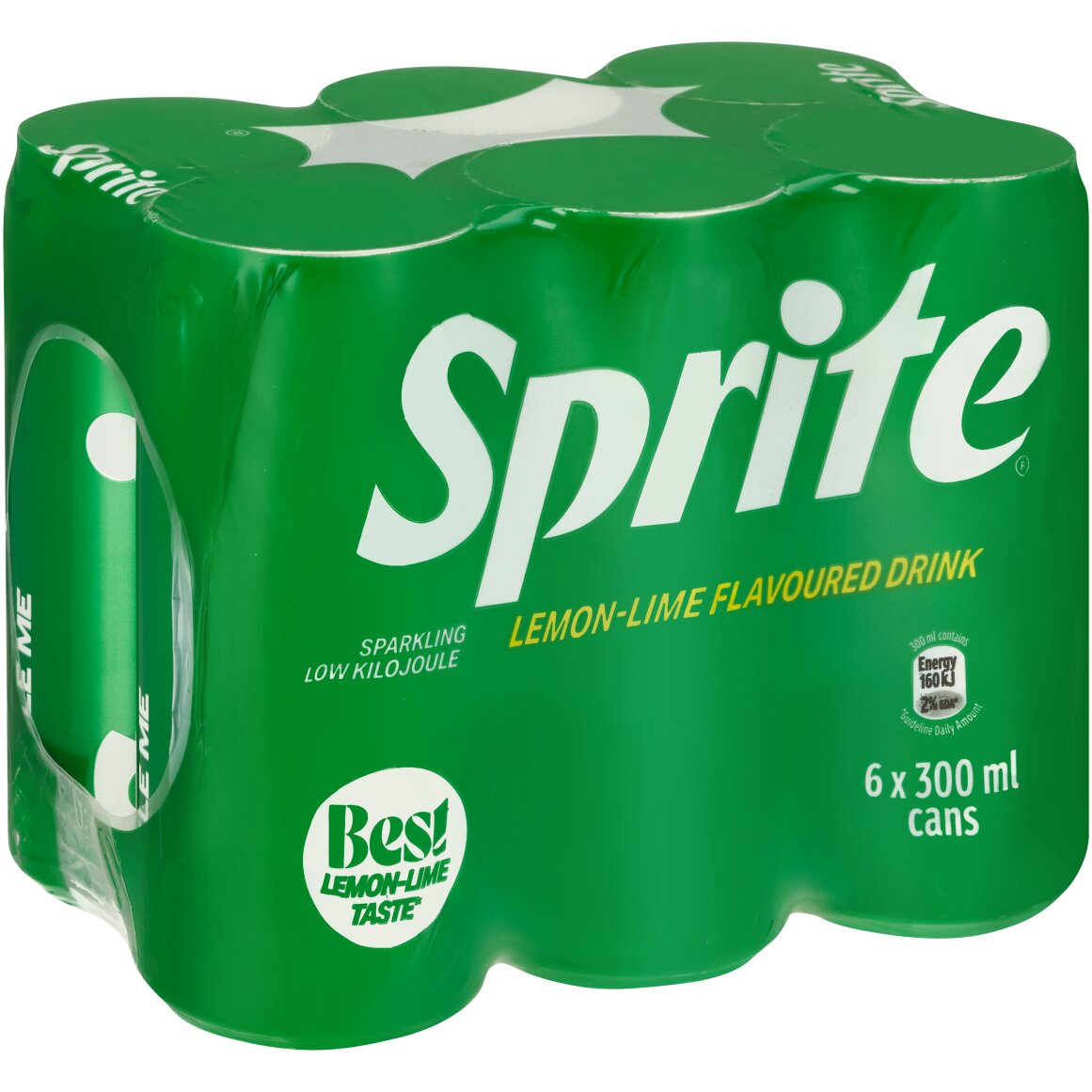Sprite Lemon and Lime Flavoured Drink Cans 6 x 300 ml | Woolworths