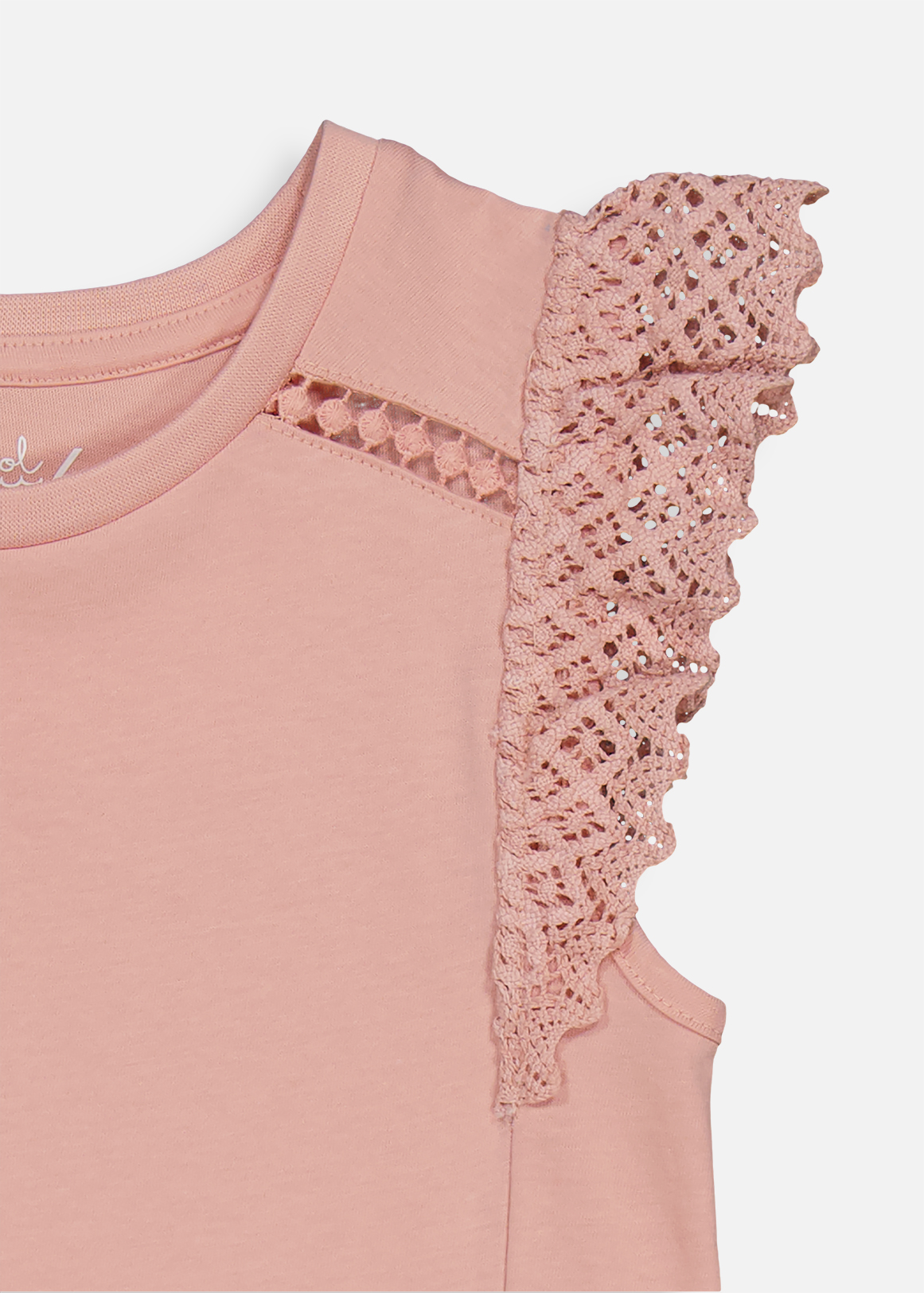 トップス toujours fine cotton soft tullehem lace トップス toujours