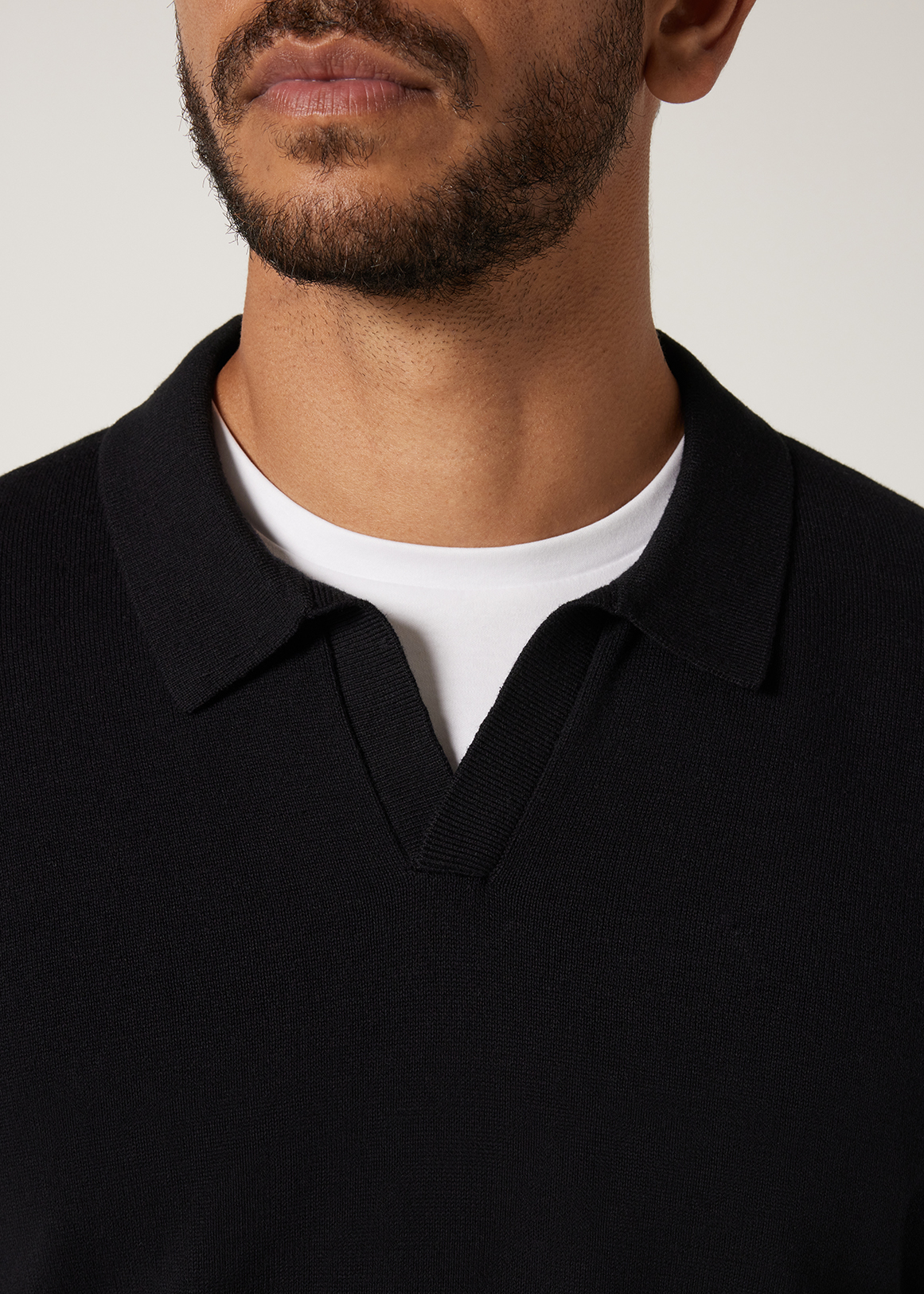 Short Sleeve Trophy Neck Knit | Woolworths.co.za