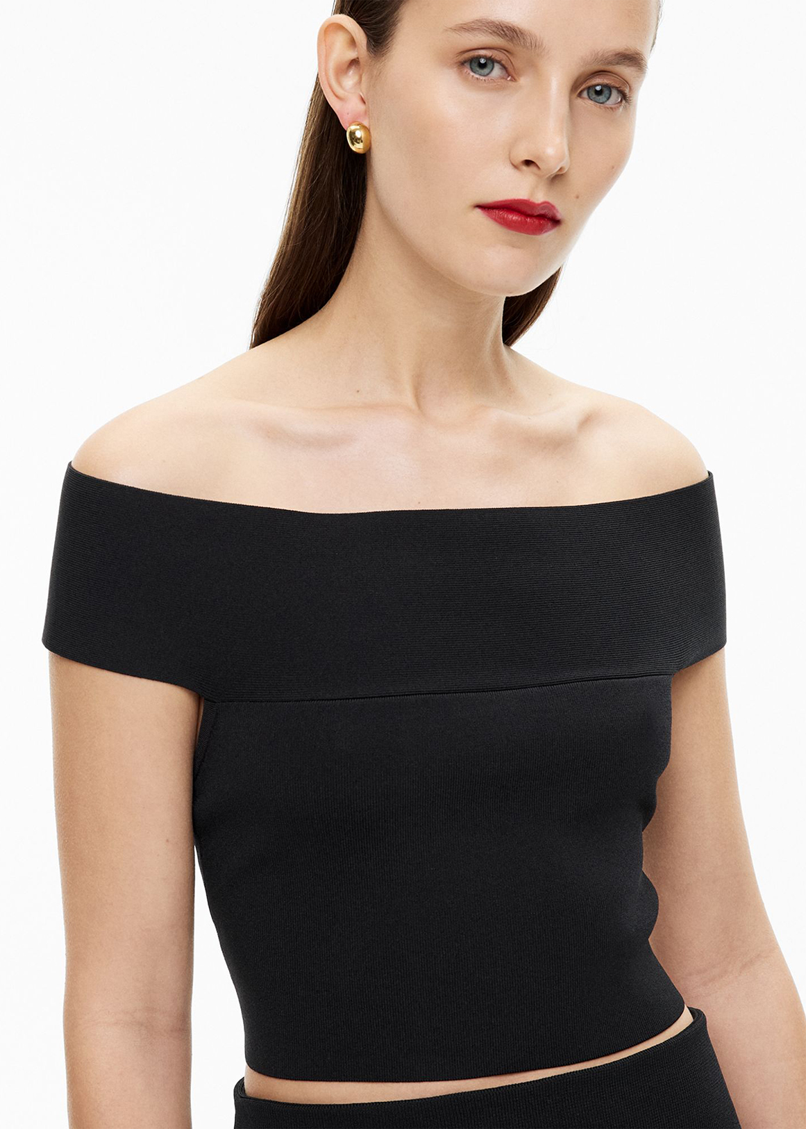 Off Shoulder Knit Top | Woolworths.co.za