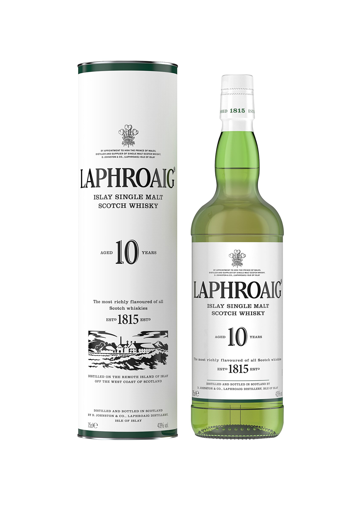 Laphroaig 10 Year Old Single Malt Scotch Whisky 750 ml