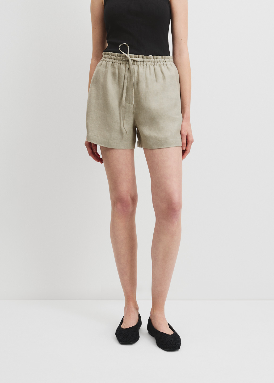 Organically Grown Linen Relaxed Short | Woolworths.co.za