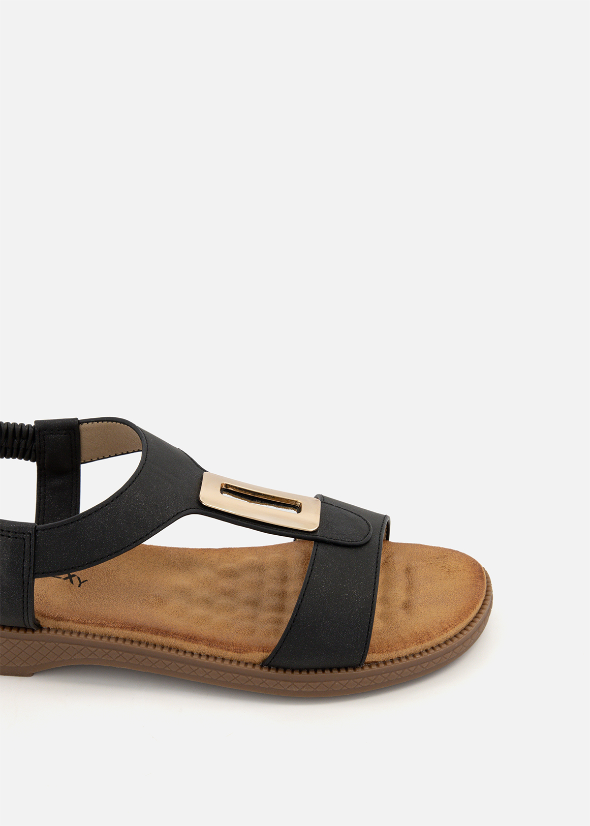 Metallic Trim Stretch Slingback Sandals | Woolworths.co.za