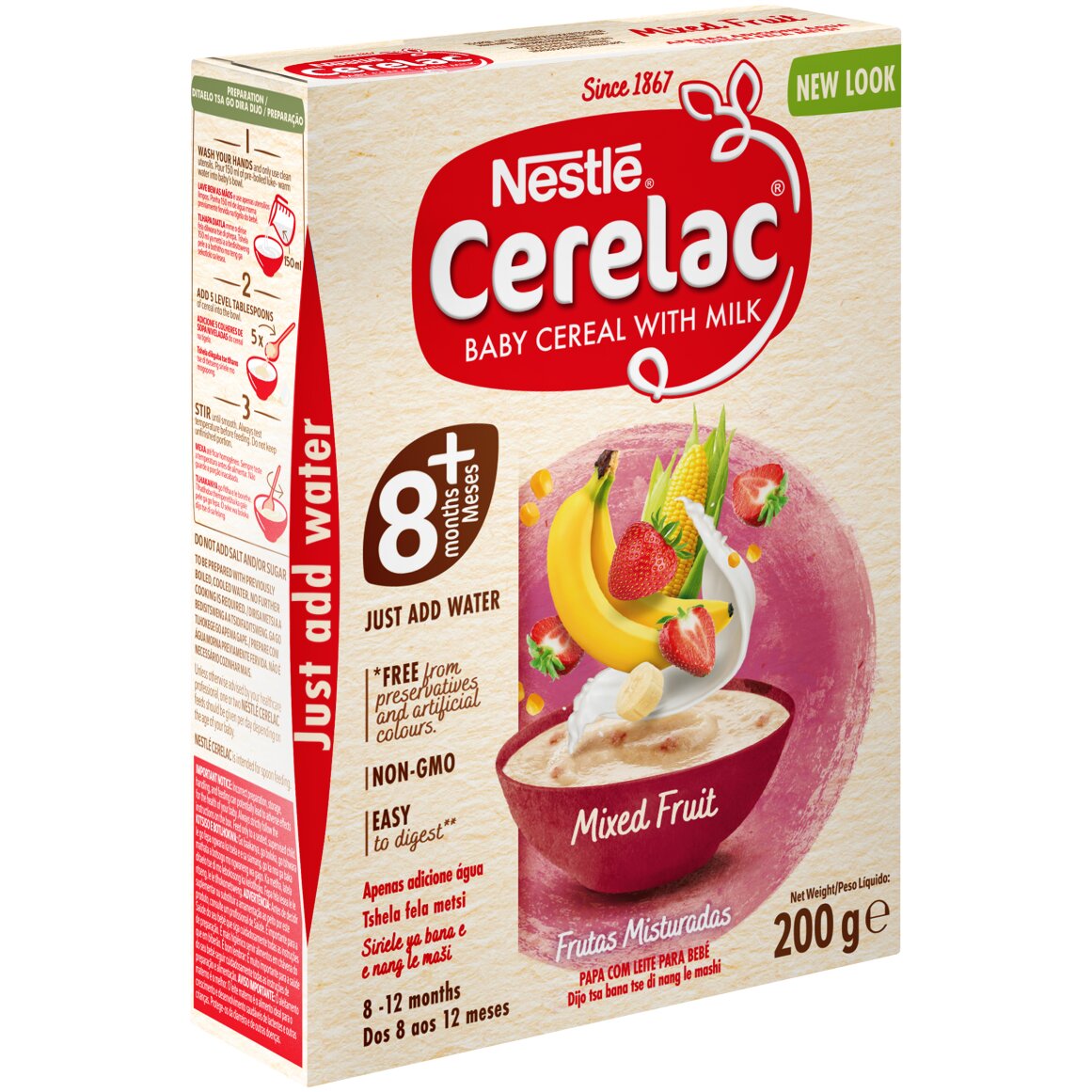 Nestlé Cerelac Mixed Fruit Baby Cereal From Months 200 g