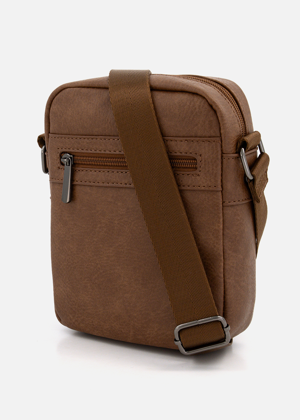 Zipped Faux Leather Crossbody Bag | Woolworths.co.za