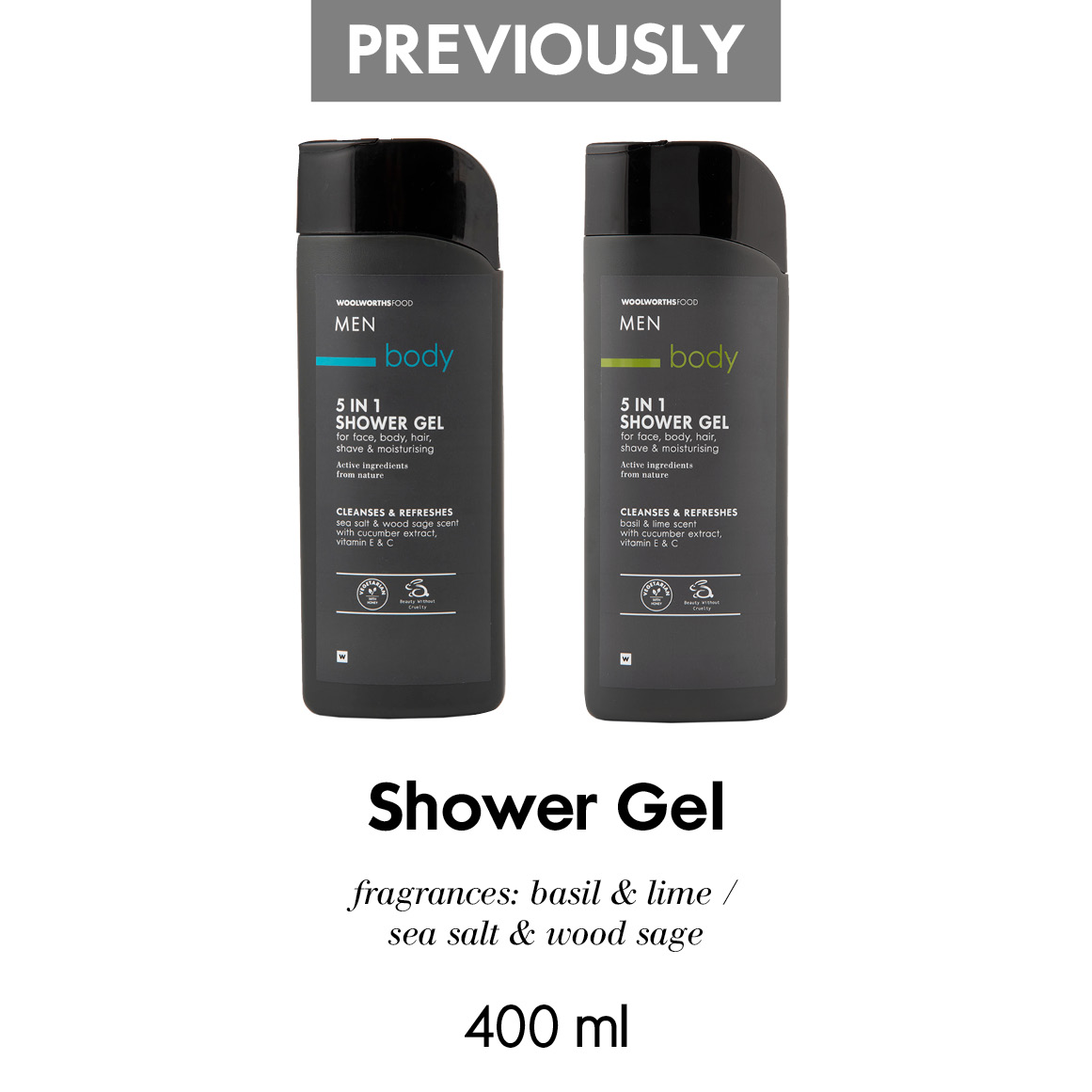 For Men 3-in-1 Energising Shower Gel 400 ml | Woolworths.co.za