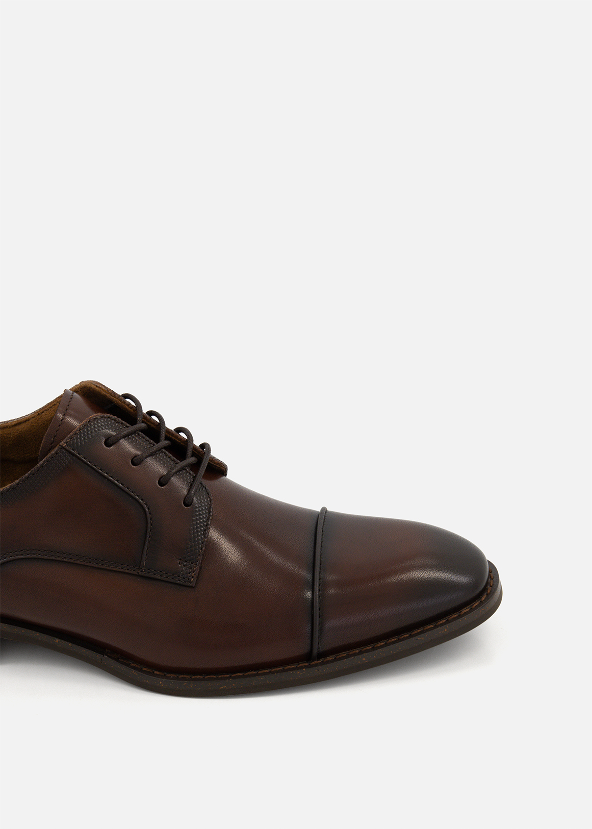 Toe Cap Leather Derby Shoes | Woolworths.co.za