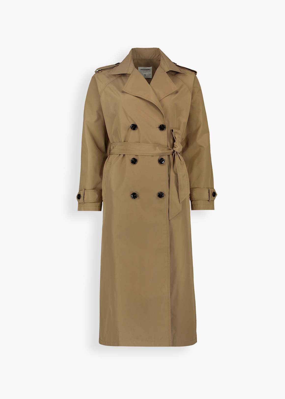 Belted Longline Trench Coat