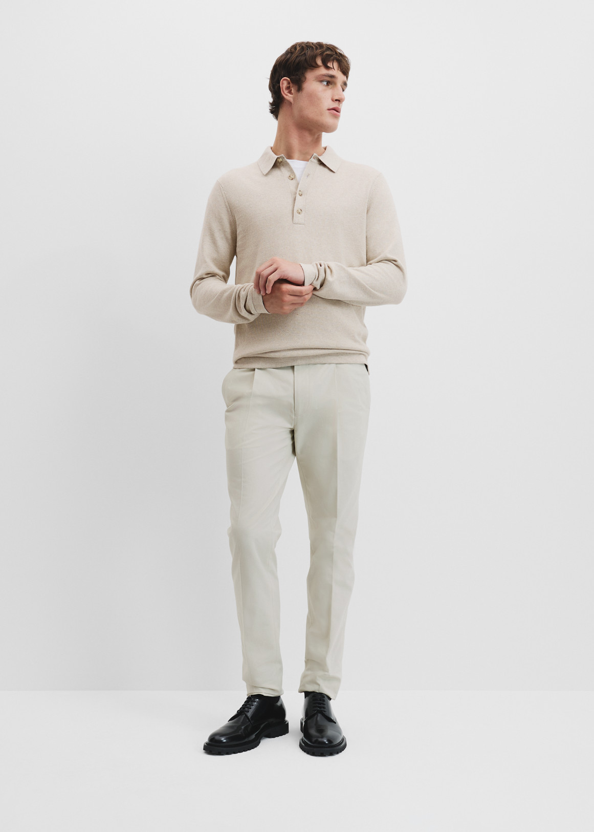 Organically Grown Cotton Wool Knit Polo | Woolworths.co.za