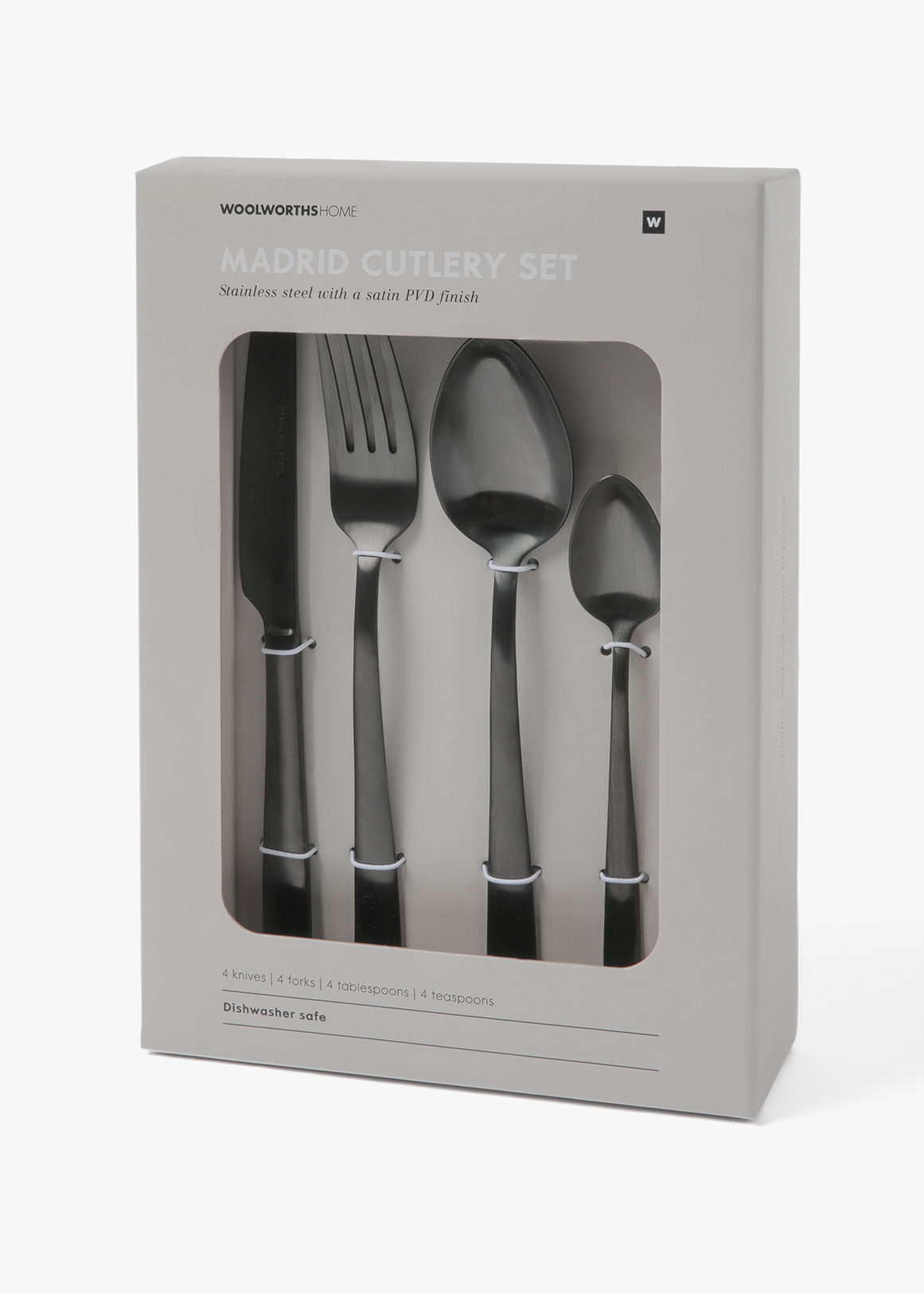 Madrid Stainless Steel Cutlery Set 16 Piece | Woolworths.co.za