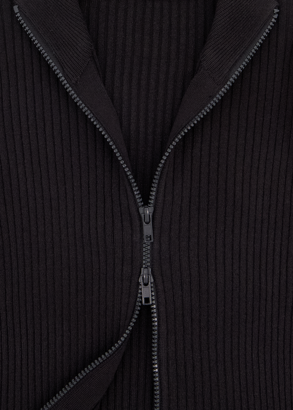 Ribbed Zip Knit Cardigan | Woolworths.co.za
