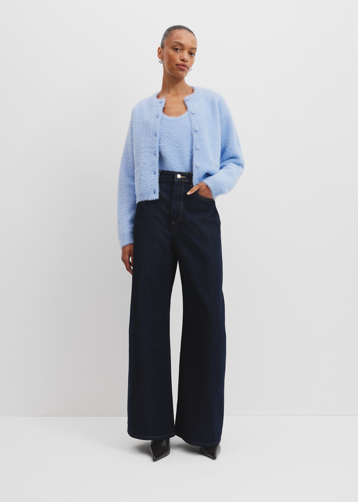 Fluffy Knit Cardigan | Woolworths.co.za