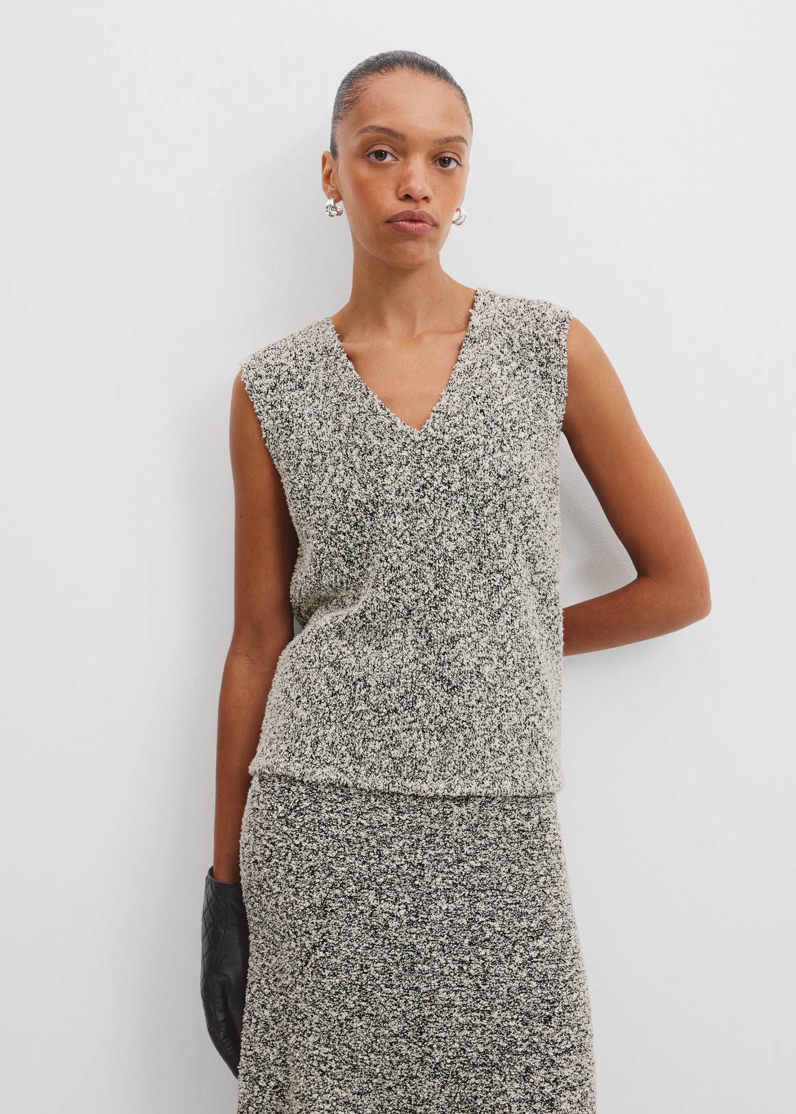 Tweed Knit Vest | Woolworths.co.za
