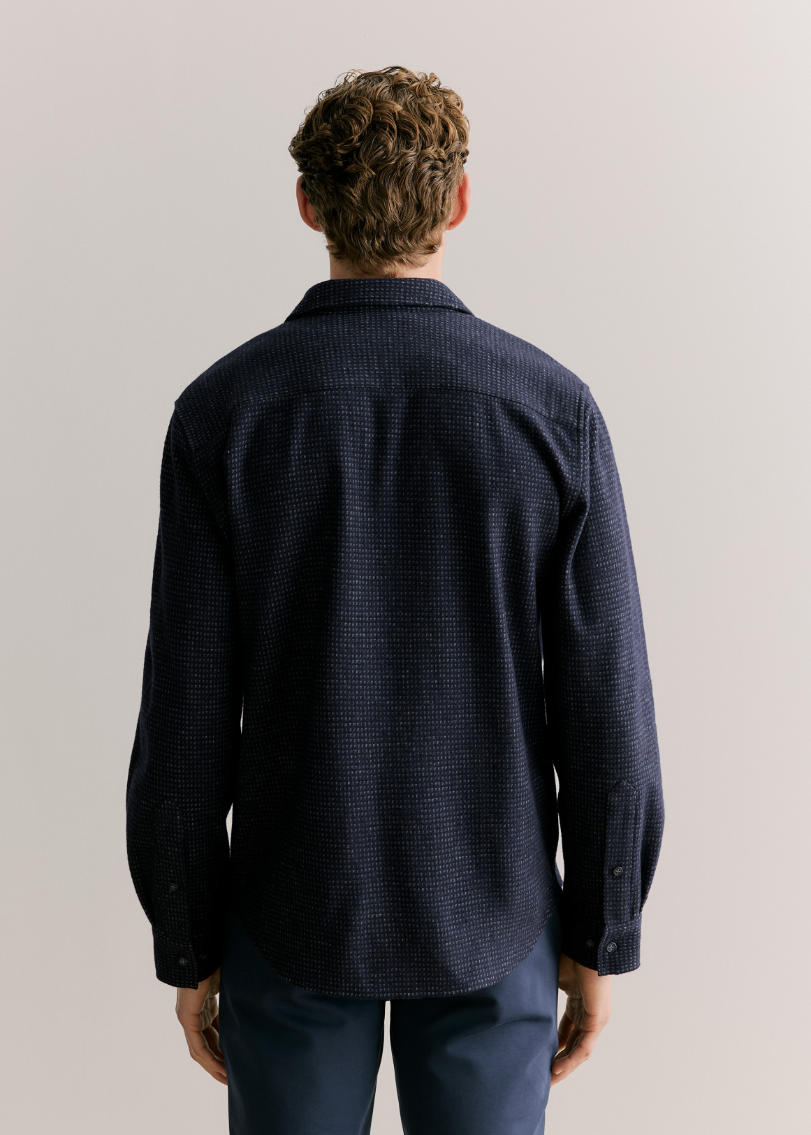 Wool Cotton Jacquard Overshirt | Woolworths.co.za Wool Cotton Jacquard Overshirt | Woolworths.co.za