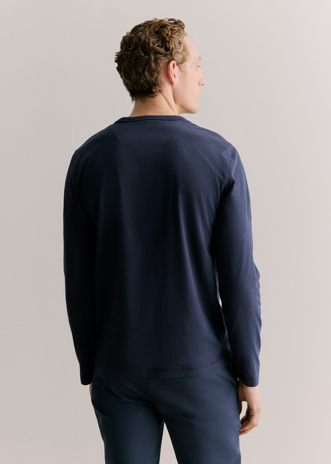 Australian Cotton Long Sleeve Crew T-shirt | Woolworths.co.za