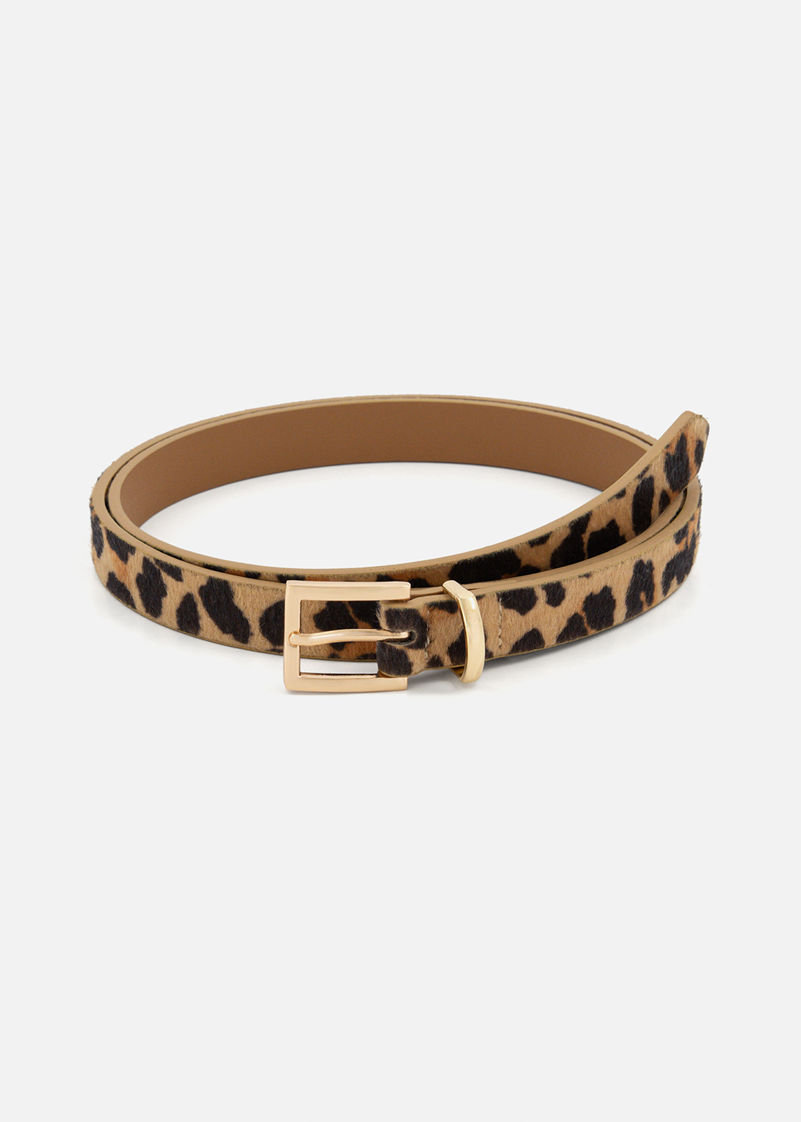 Leopard Print Skinny Belt | Woolworths.co.za