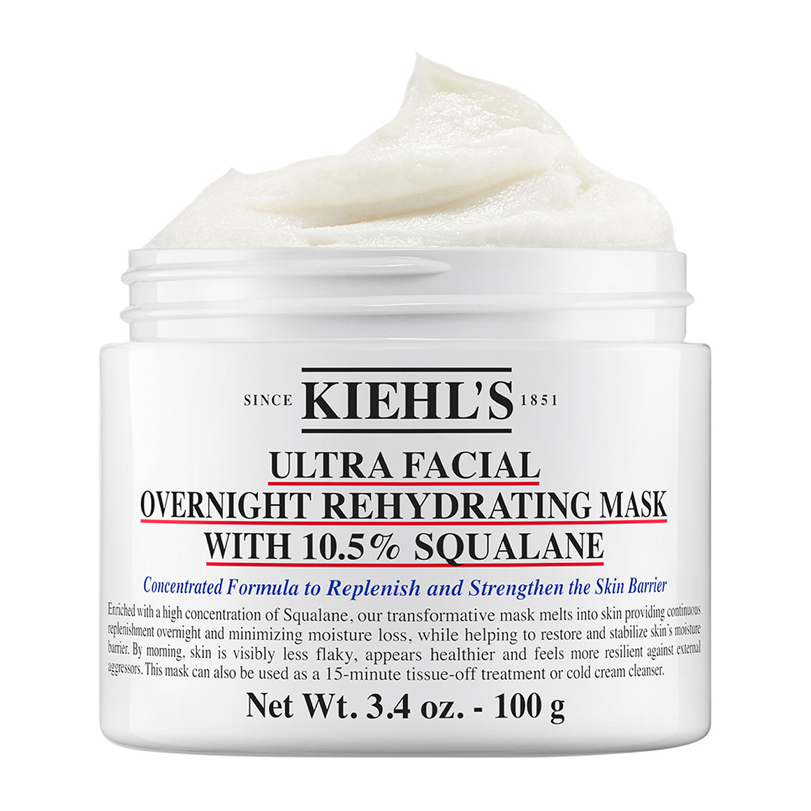 Ultra Facial Overnight Rehydrating Mask with 10.5% Squalane
