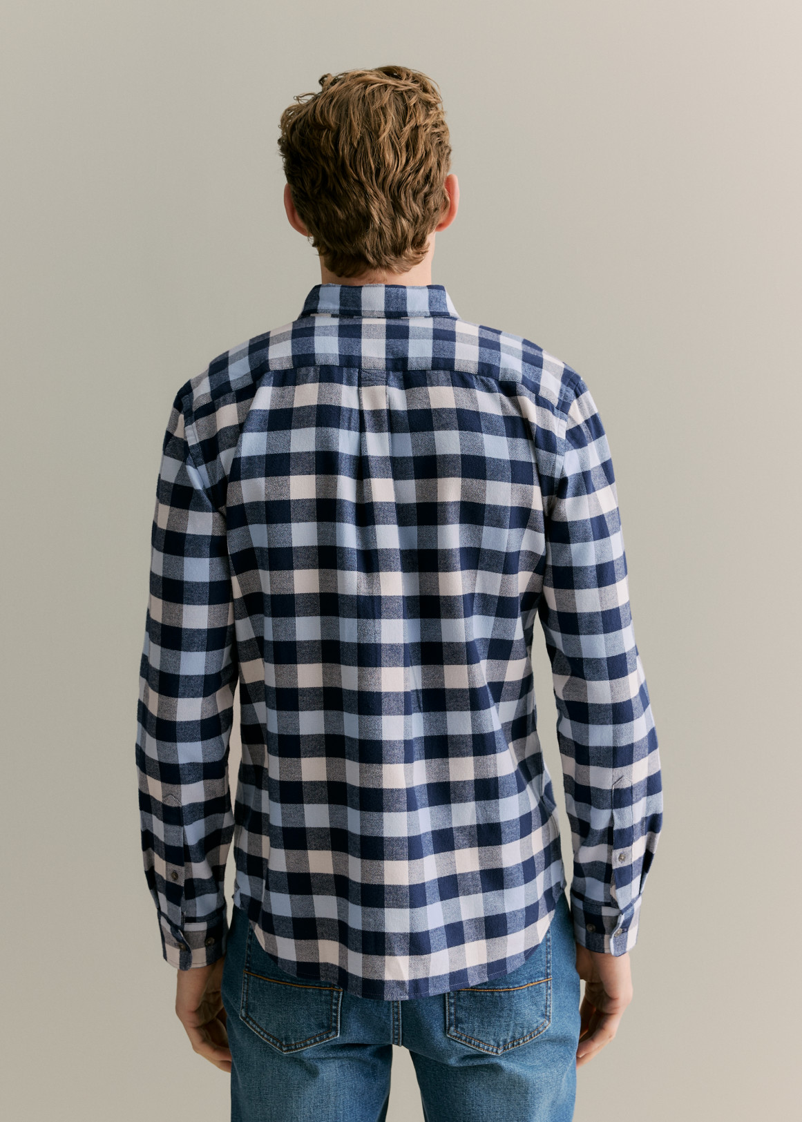 Regular Fit Brushed Buffalo Check Shirt | Woolworths.co.za