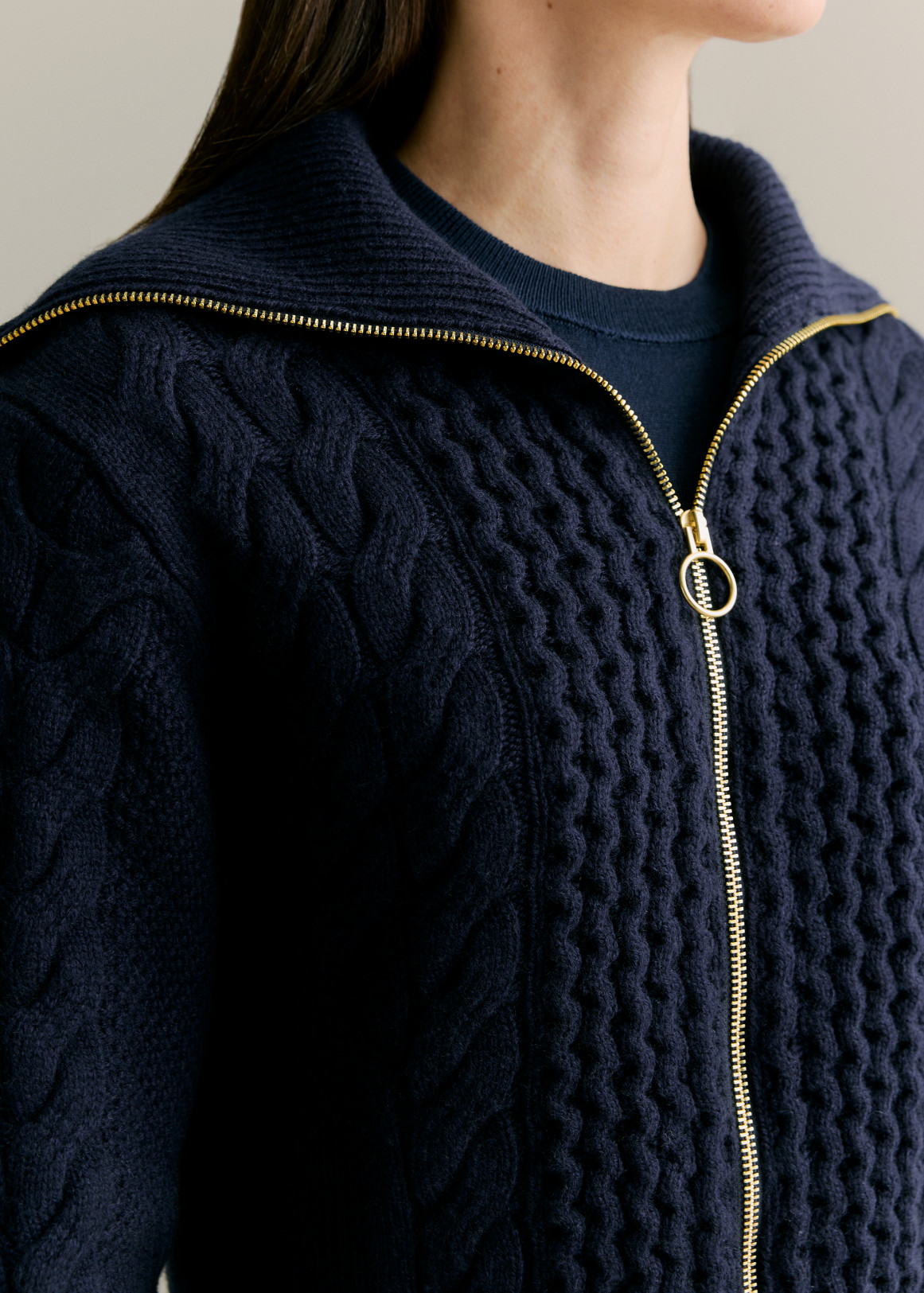 Wool Cable Zip Through Cardigan | Woolworths.co.za Wool Cable Zip Through Cardigan | Woolworths.co.za